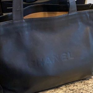 Chanel black tote
